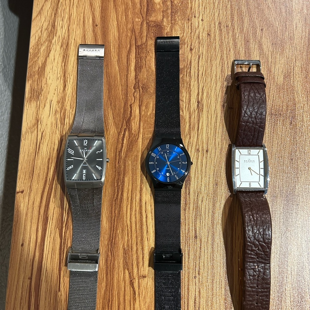Skagen watches set of 3